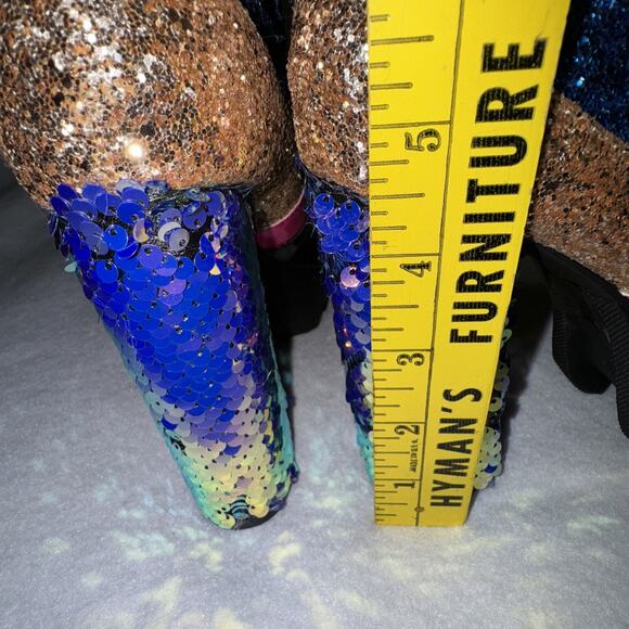 Cape Robbin Sparkle Mermaid Heel‎ Boots Size 7 - Picture 7 of 12